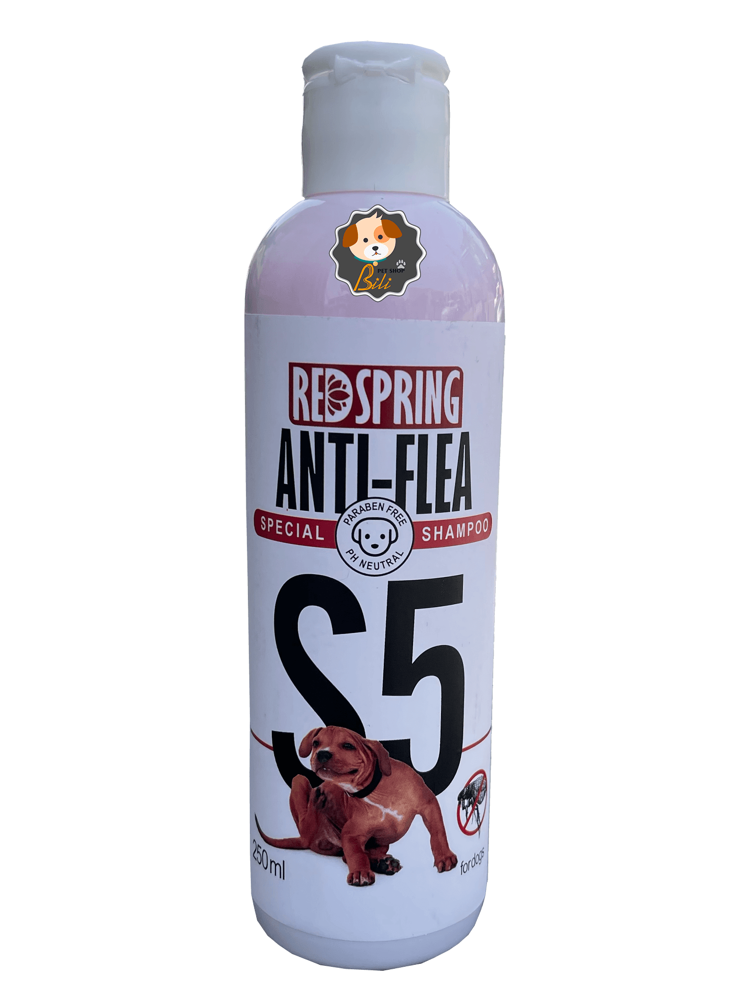 شامپو ضد کک و کنه سگ رد اسپرینگ ۲۵۰ میل ـ REDSPRING ANTI FLEA DOG SPECIAL SHAMPOO 250 ML — تصویر ۴