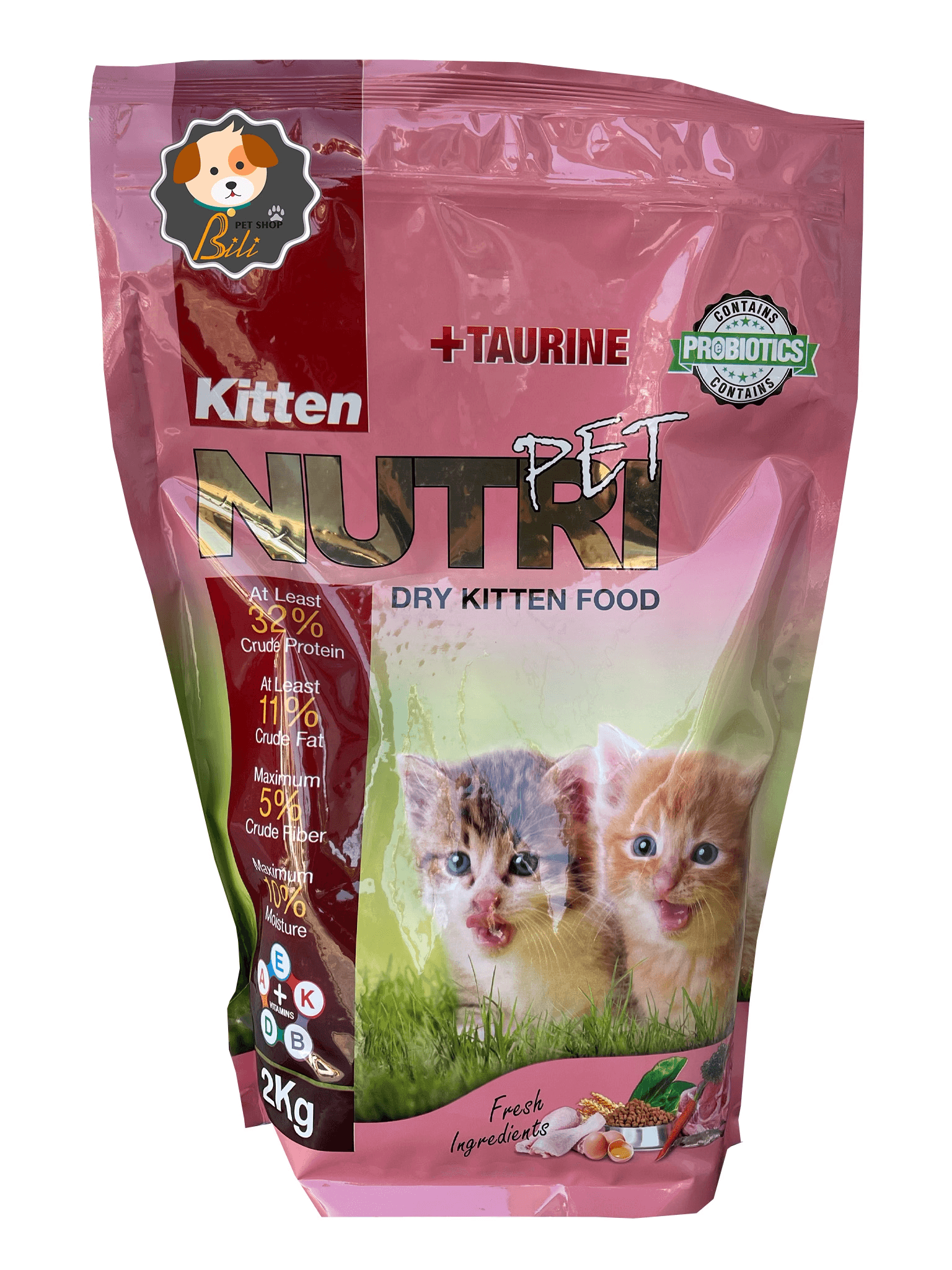غذای خشک بچه گربه نوتری پت ۲ کیلویی ـ NUTRI PET DRY KITTEN FOOD 2 KG