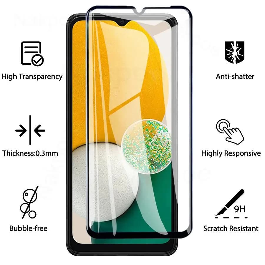گلس گوشی سامسونگ Samsung Galaxy F14 مدل full glass — تصویر ۹