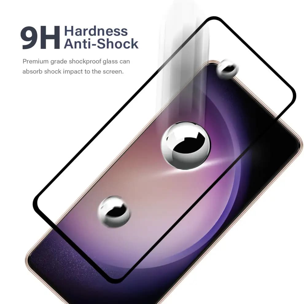 گلس گوشی سامسونگ Samsung Galaxy S23 FE مدل full glass — تصویر ۱۲