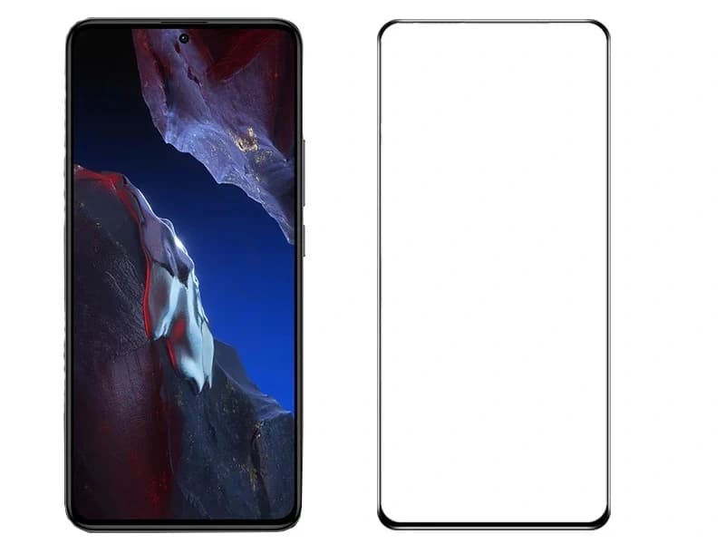 گلس گوشی شیائومی Xiaomi poco F5 مدل full glass — تصویر ۳