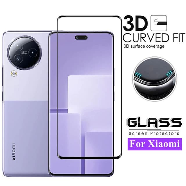 گلس گوشی شیائومی Xiaomi civi 3 مدل full glass — تصویر ۸