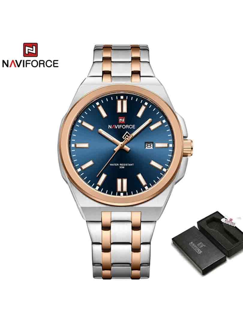 ساعت مچی عقربه ای مردانه نیوی فورس Naviforce NF 9226 S/BE/RG