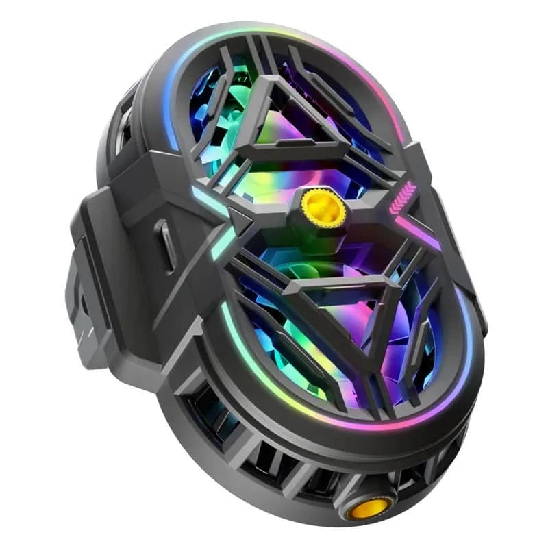 فن خنک کننده گوشی موبایل مدل RS3 15W رادیاتوری دوگانه — تصویر ۱۰