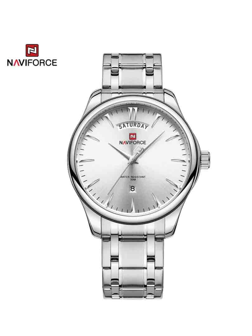 ساعت مچی عقربه ای مردانه نیوی فورس Naviforce NF 9213 S/W