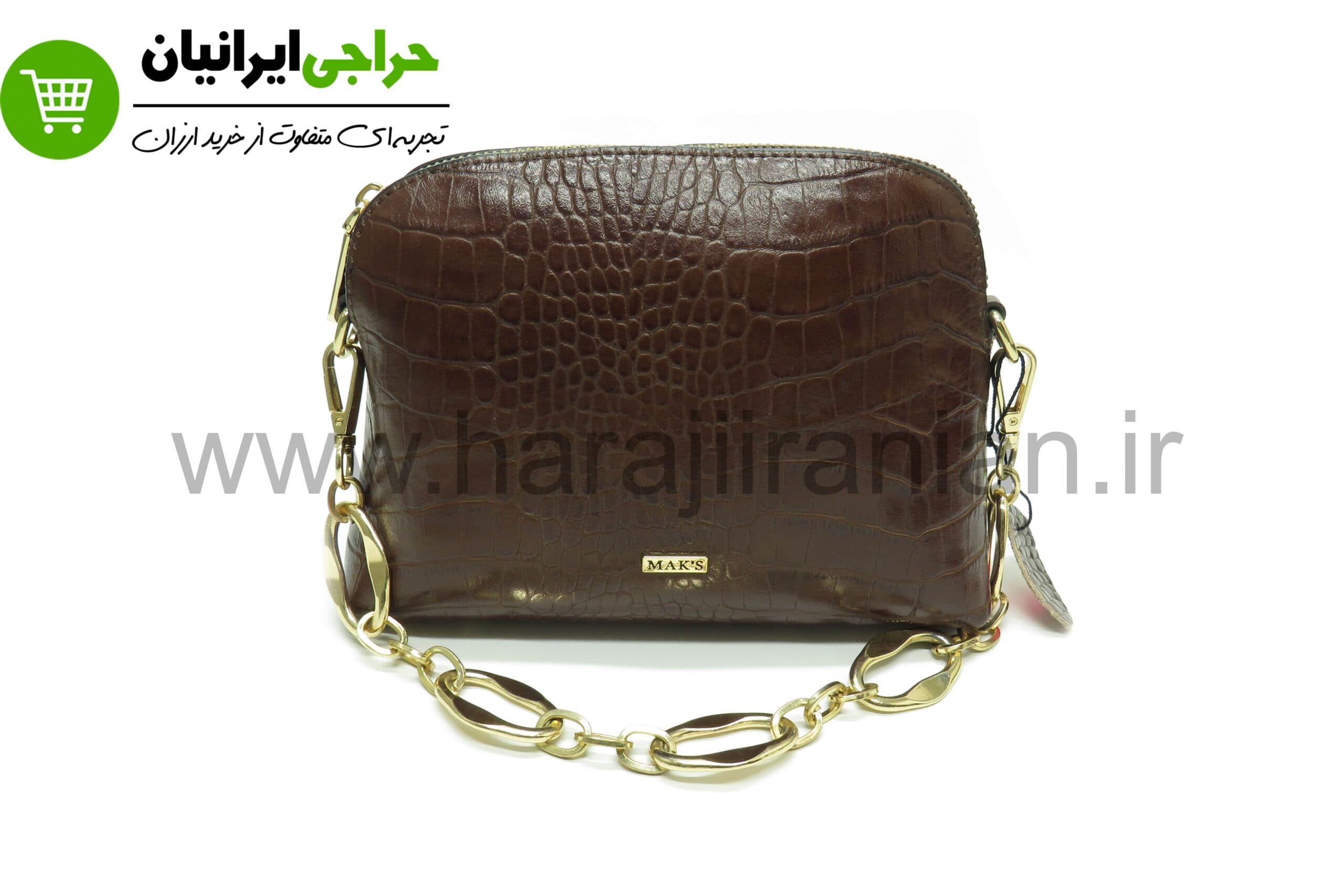 کیف اسپرت چرم طبیعی دخترانه کد 4-1934