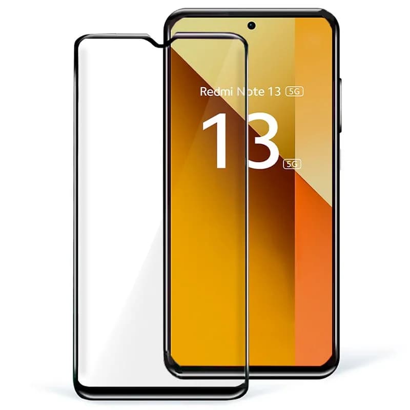گلس گوشی شیائومی Xiaomi Redmi 13 5G مدل full glass — تصویر ۵