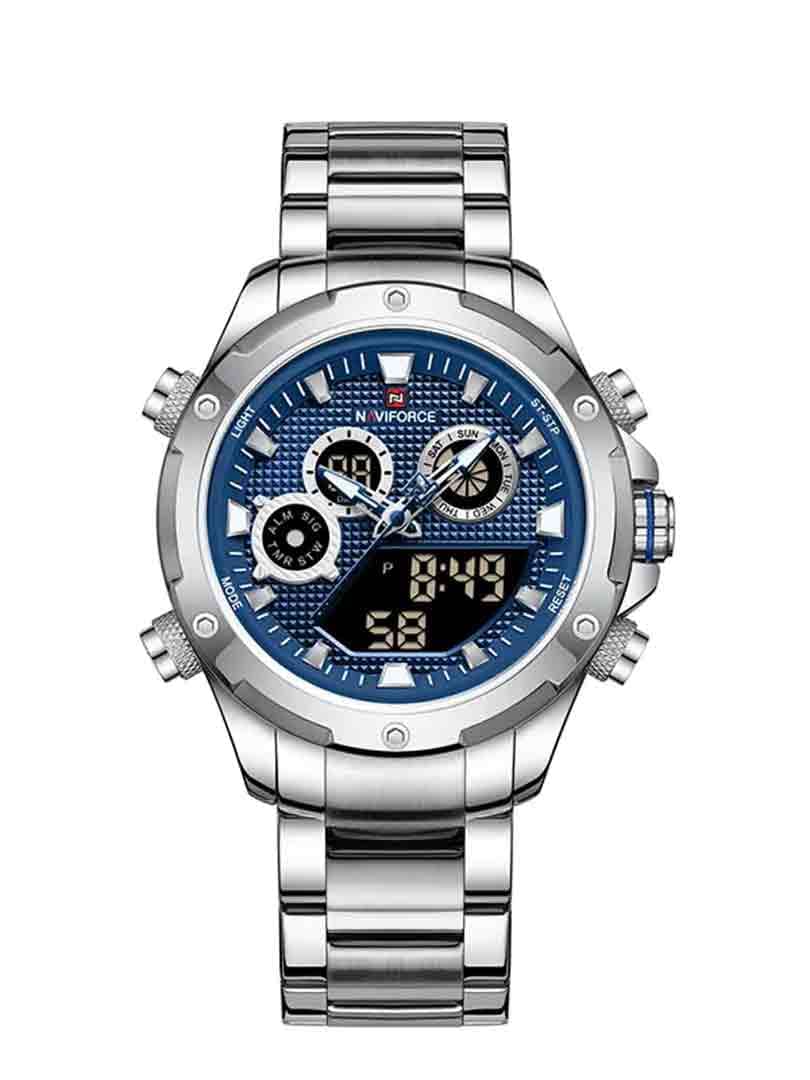 ساعت مچی دوزمانه مردانه نیوی فورس Naviforce NF 9217 S/BE
