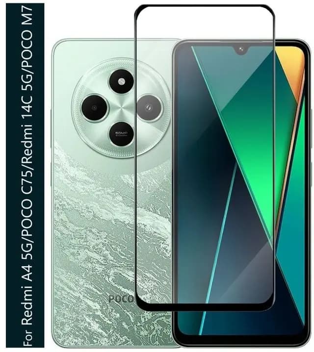 گلس گوشی شیائومی Xiaomi poco M7 مدل full glass
