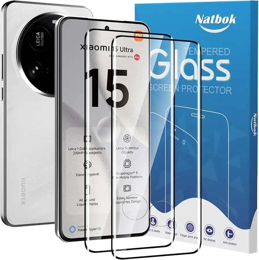 گلس گوشی شیائومی Xiaomi 15 Ultra مدل full glass — تصویر ۶