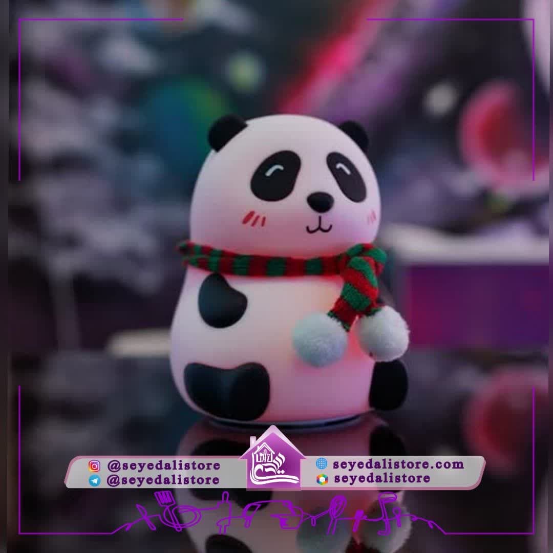چراغ خواب پاندا خسته panda silicone night light — تصویر ۸