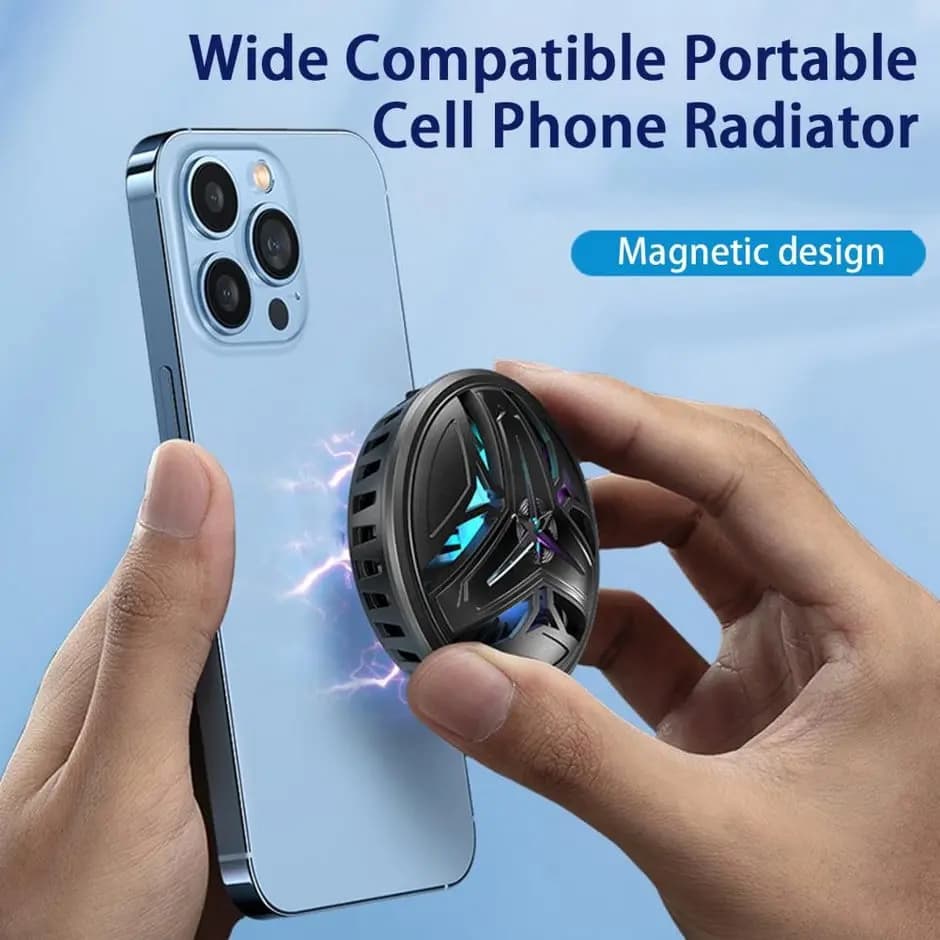فن خنک کننده گوشی موبایل مدل S10 10W رادیاتوری مگنتی — تصویر ۷