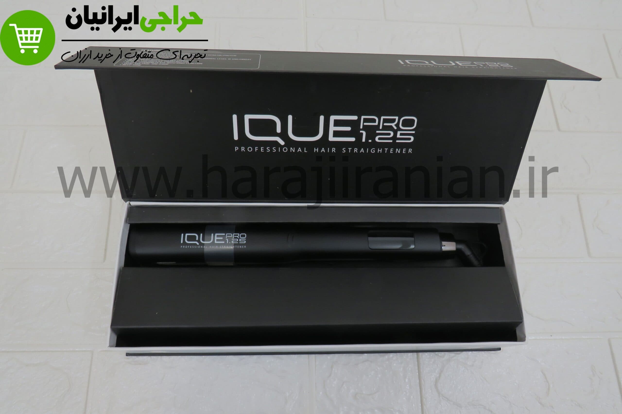 اتو مو حرفه ای کراتینه آیکیوئی پرو IQUE PRO 125 — تصویر ۵