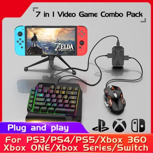 موس و کیبورد کنسول Mix Master مدل 7IN1 — تصویر ۳