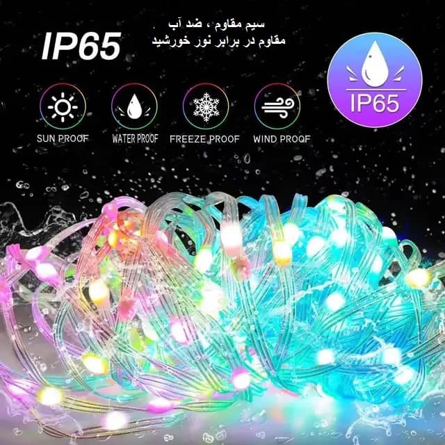 ریسه ال ای دی مدل فول کالر هوشمند بلوتوثی — تصویر ۴