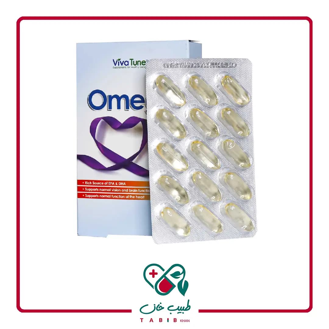 کپسول نرم ژلاتینی امگا پلاس ویواتیون 30 عددی/Viva Tune Omega Plus 30 softgels — تصویر ۳