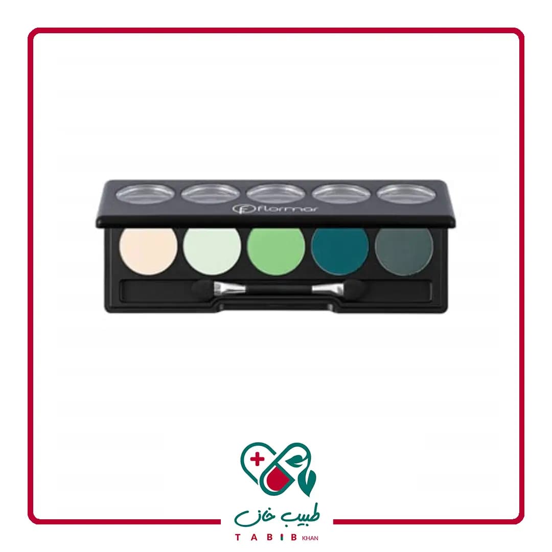 سایه چشم پالت 5 رنگ کد 09 فلورمار/Flormar Color Palette Eyeshadow Pallet No.09