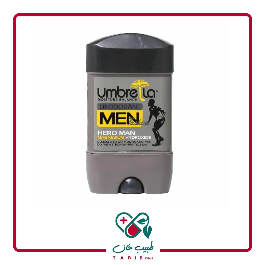 استیک ضد تعریق مردانه آمبرلا مدل هیرومن 75 میلی لیتر/Umbrella Hero Man Deodorant 75 ml