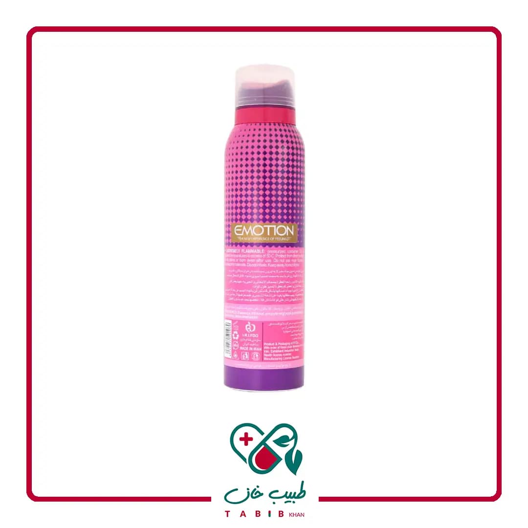 اسپری ضد تعریق زنانه ایموشن مدل Mon Paris مون پاریس حجم 150 میلی لیتر/Emotion Mon Paris Deodorant Spray For Women 150 ml — تصویر ۳