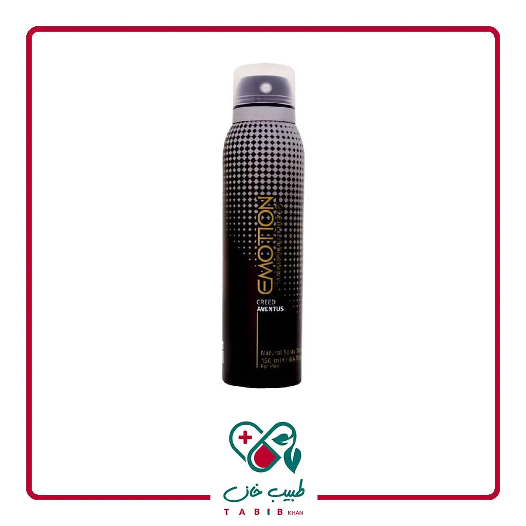 اسپری ضد تعریق مردانه ایموشن مدل Aventus اونتوس حجم 150 میلی لیتر/Emotion Aventus Spray For Men 150 ml
