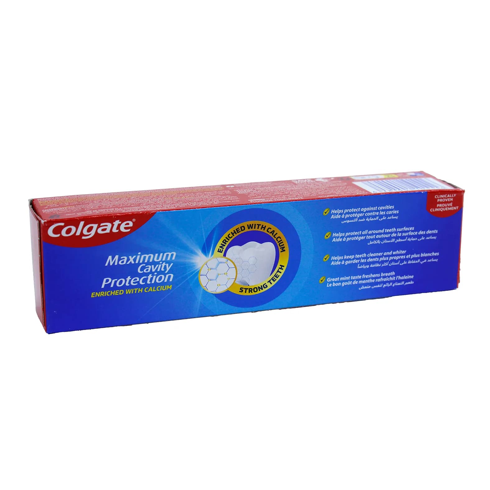 خمیر دندان کولگیت Colgate مدل Maximum Cavity Protection حجم 100 میل — تصویر ۳