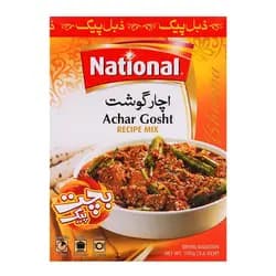 ادویه آچارگوشت نشنال پاکتی مخصوص آبگوشت،دیزی وگوشت86گرمی