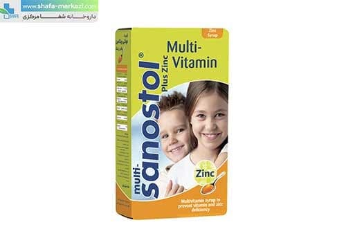 شربت مولتی ویتامین زینک پلاس سانستول | Multi sanostol plus zinc syrup — تصویر ۵