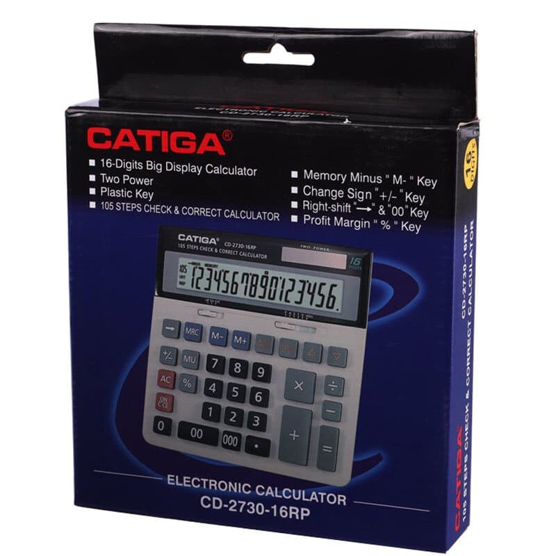 ماشین حساب کاتیگا Catiga CD-2730-16RP — تصویر ۶