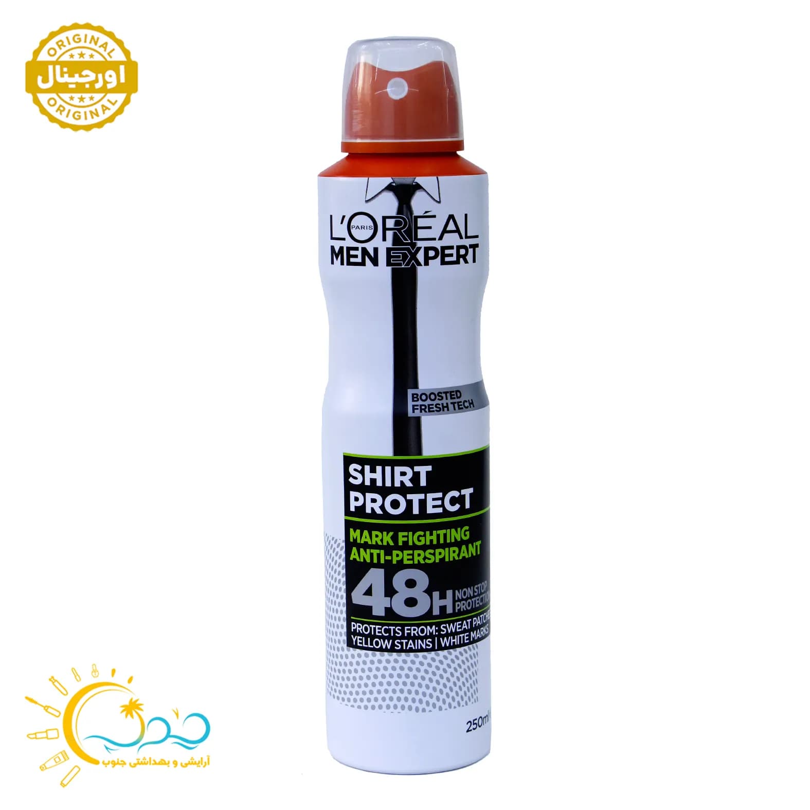 اسپری ضد تعریق مردانه لورآل مدل Shirt Protect حجم 250 میل