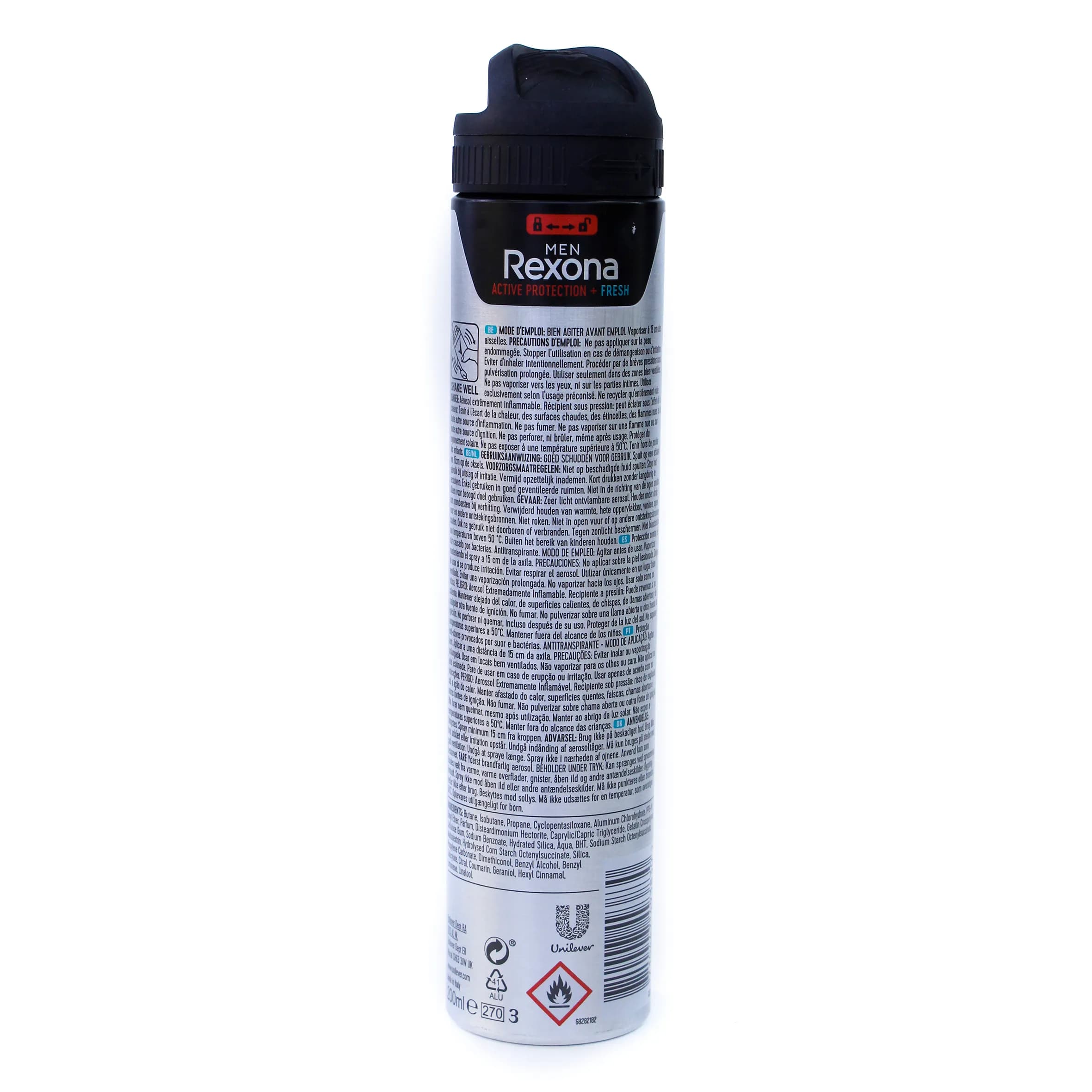 اسپری ضد تعریق مردانه رکسونا Active Protection Fresh حجم 200 میل — تصویر ۵