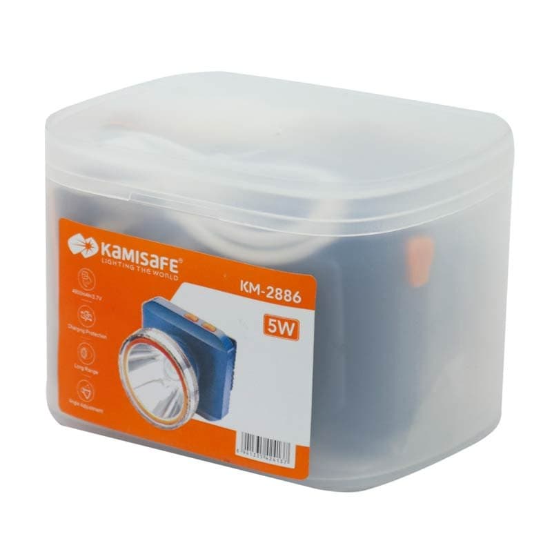 چراغ قوه پیشانی هدلایت شارژی Kamisafe KM-2886 5W — تصویر ۹