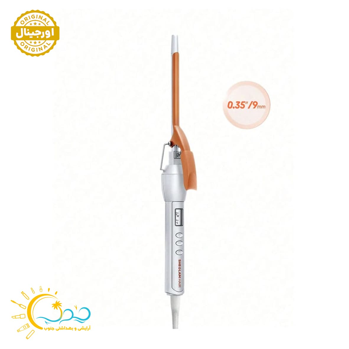دستگاه بابلیس فر کننده مو شیگلم Sheglam سایز 9mm(ضمانت اورجینال )