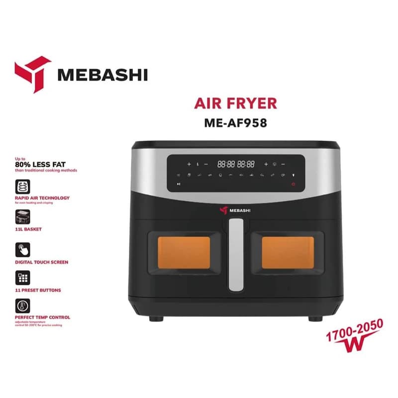 سرخ کن مباشی ME-AF958 – دو المنت — تصویر ۵