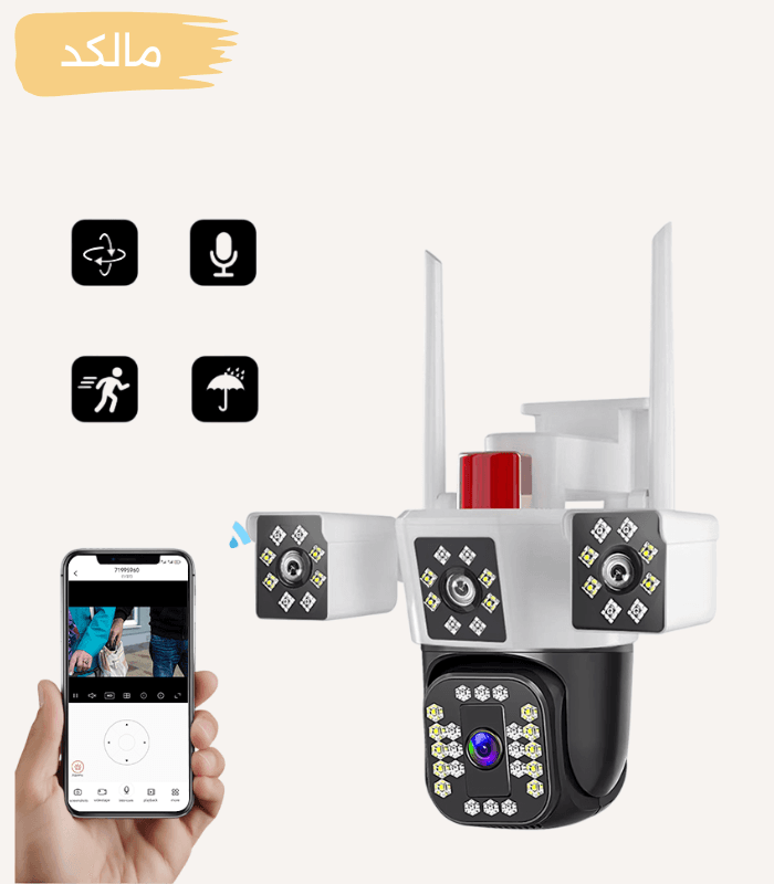 دوربین سیم کارتی چرخشی سه لنز Okam Pro E600 — تصویر ۱۲