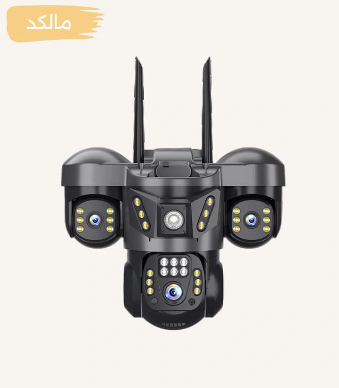 دوربین مداربسته سیم کارتی سه لنز V380PRO-X77 — تصویر ۲