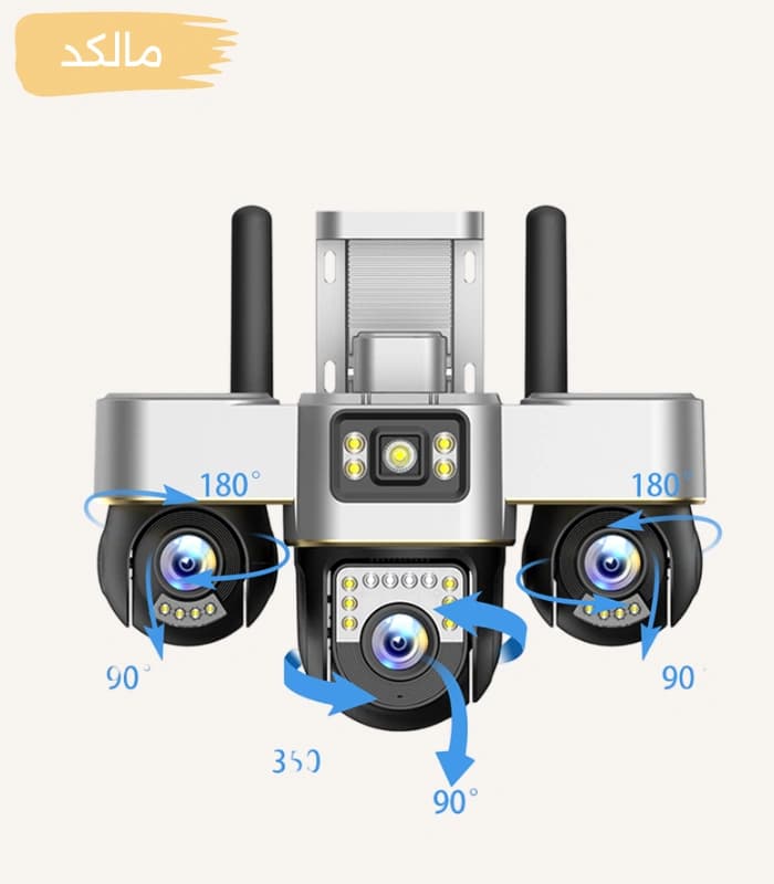 دوربین سیم کارت خور سه لنز V380PRO – U66 — تصویر ۱۲