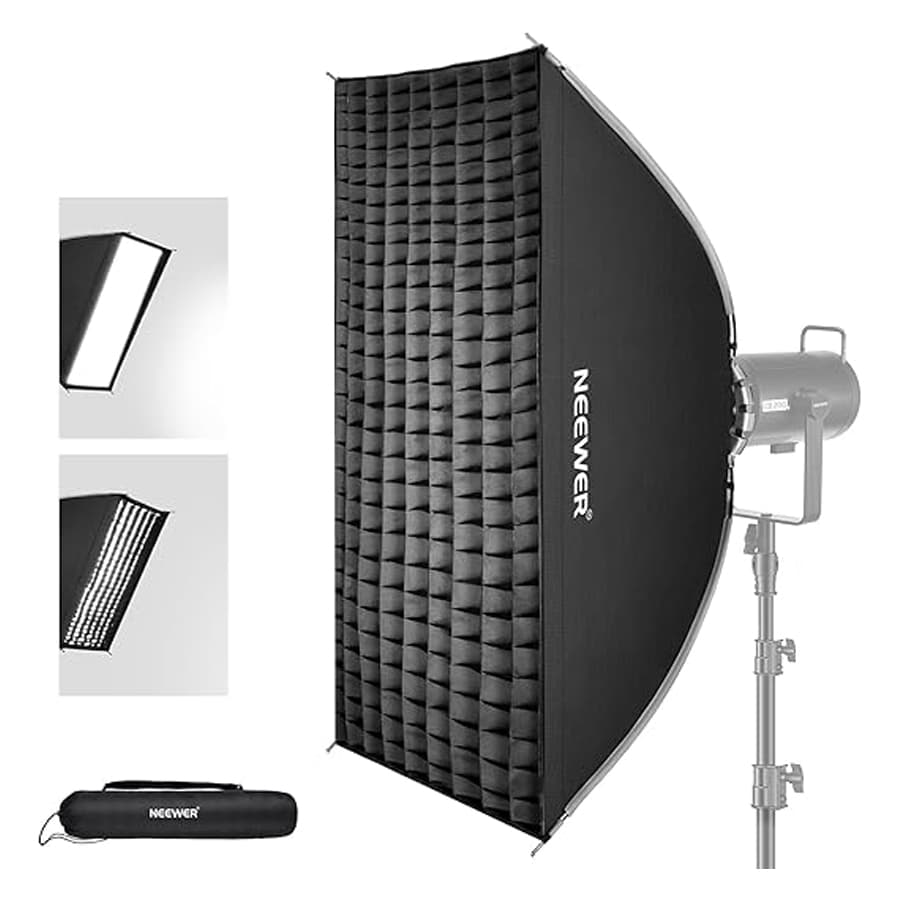 سافت باکس با گرید نیور NEEWER Softbox 60×90cm NS16S — تصویر ۵