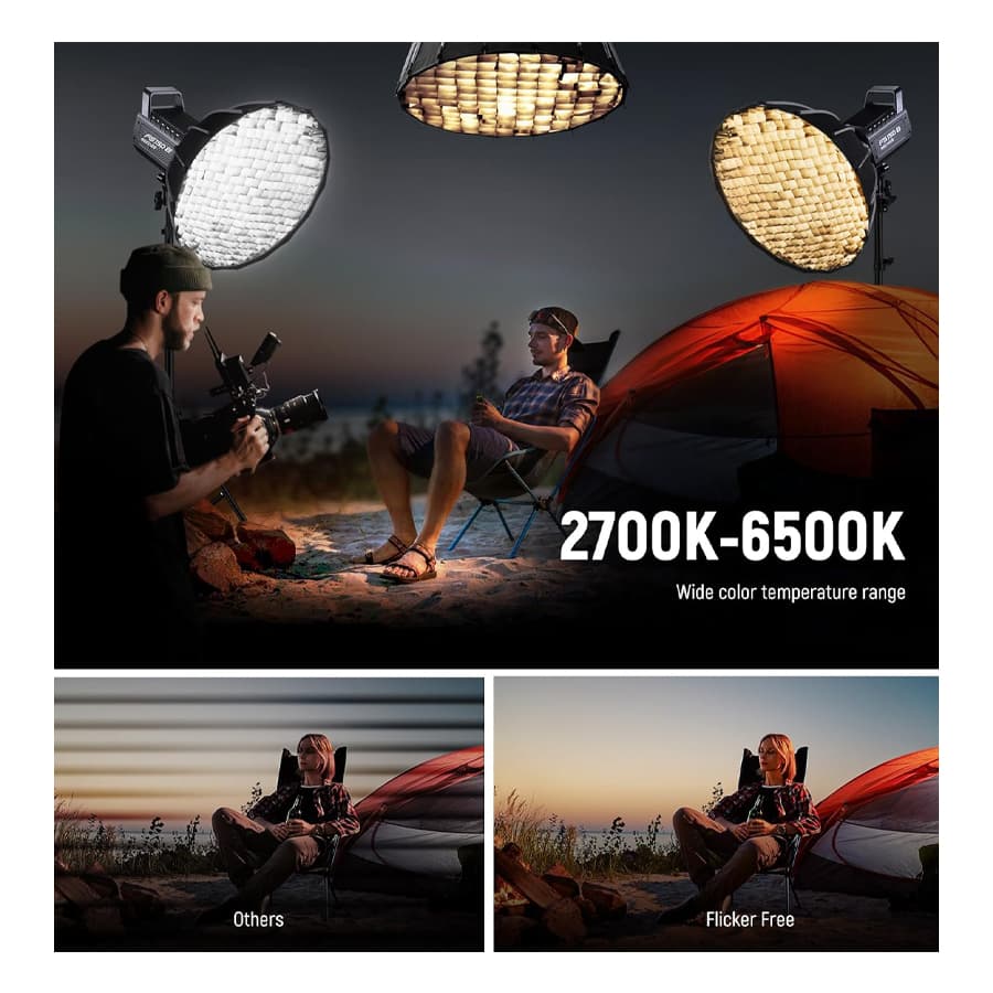 ویدیو لایت نیور NEEWER Bi-Color Video Light FS-150B — تصویر ۶