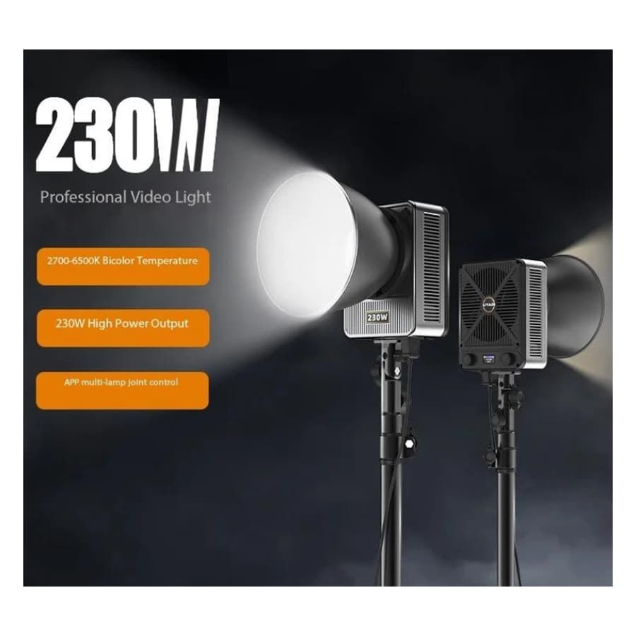 ویدیو لایت 230 وات آراروکس Ararox Video Light G-230W COB — تصویر ۱۲