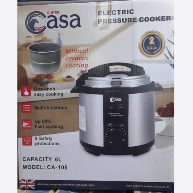 زودپز برقی سوپر کاسا Casa مدل CA-106 — تصویر ۷