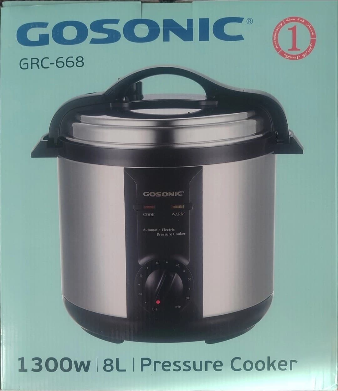 زودپز برقی گوسونیک مدل GRC668 — تصویر ۹