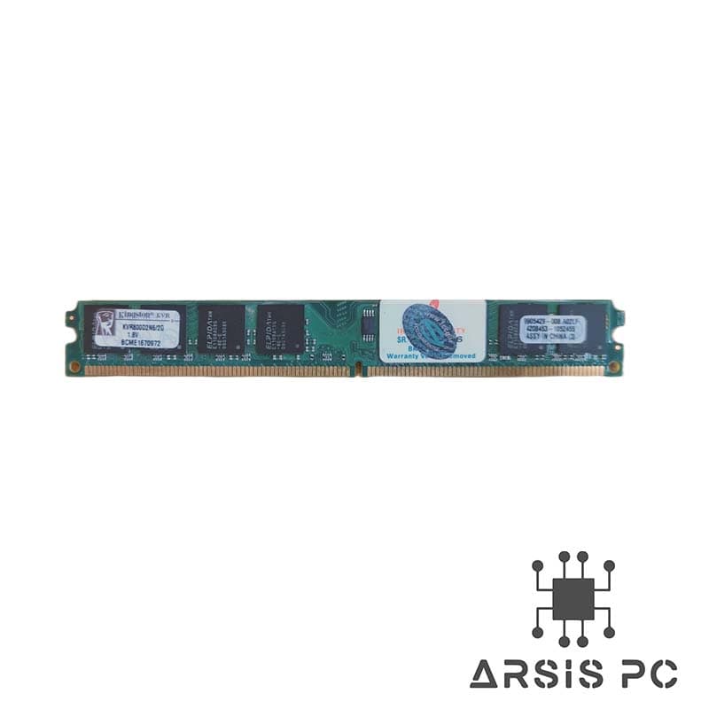 رم دسکتاپ Kingston Slim DDR2 2GB 6400 800MHzاستوک
