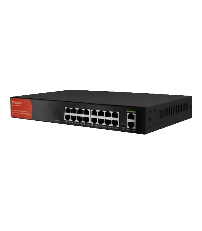 سوئیچ شبکه 16 پورت اترنت الکاتو مدل ELKATO EL-1SG1620GN — تصویر ۳