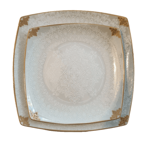 سرویس چینی پردیس طرح صحرا 105 پارچه کد 2046