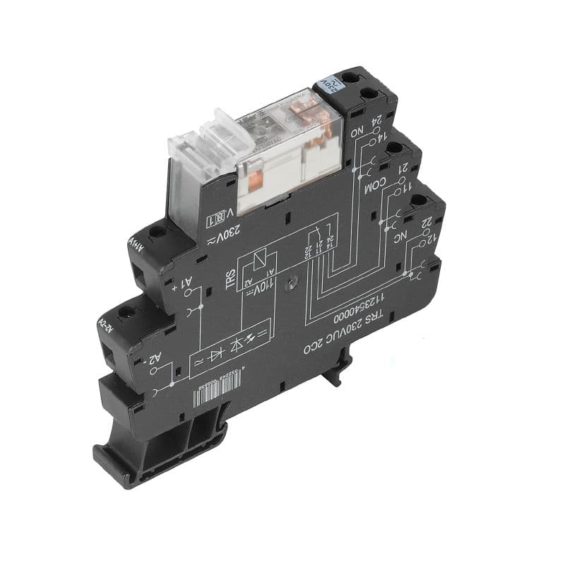 رله TRS دوکنتاکت 24VDC پیچی ( TRS 120VUC 2CO) 1123530000 — تصویر ۶