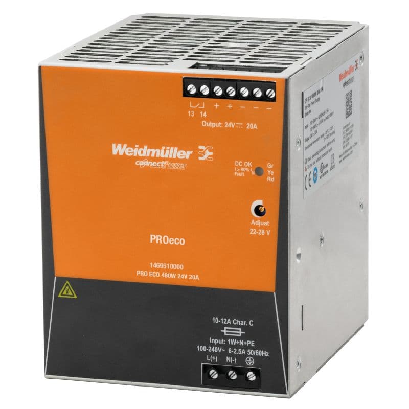 منبع تغذیه وایدمولر 20 آمپر ( PRO ECO 480W 24V 20A) 1469510000