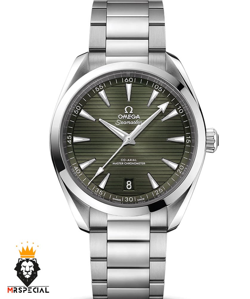 ساعت مچی مردانه امگا سیمستر اتوماتیک استیل صفحه سبز OMEGA SEAMASTER 1477 — تصویر ۹