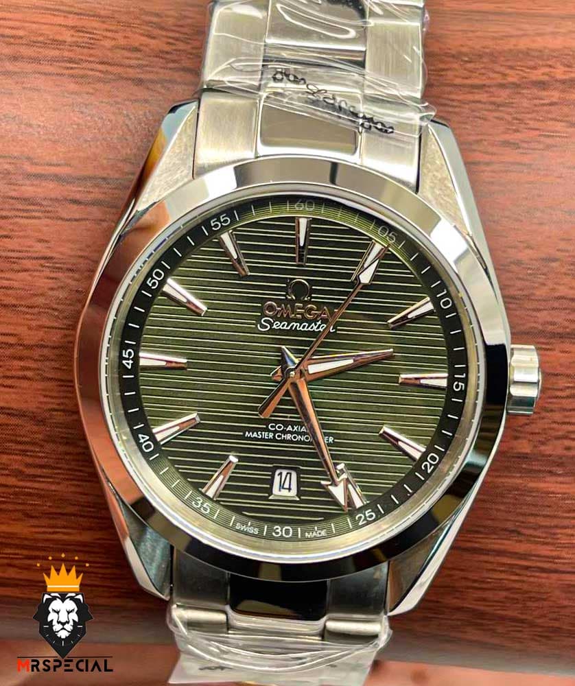 ساعت مچی مردانه امگا سیمستر اتوماتیک استیل صفحه سبز OMEGA SEAMASTER 1477 — تصویر ۳