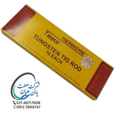 تنگستن 1/6 قرمز Tweco بسته 10 عددی — تصویر ۲