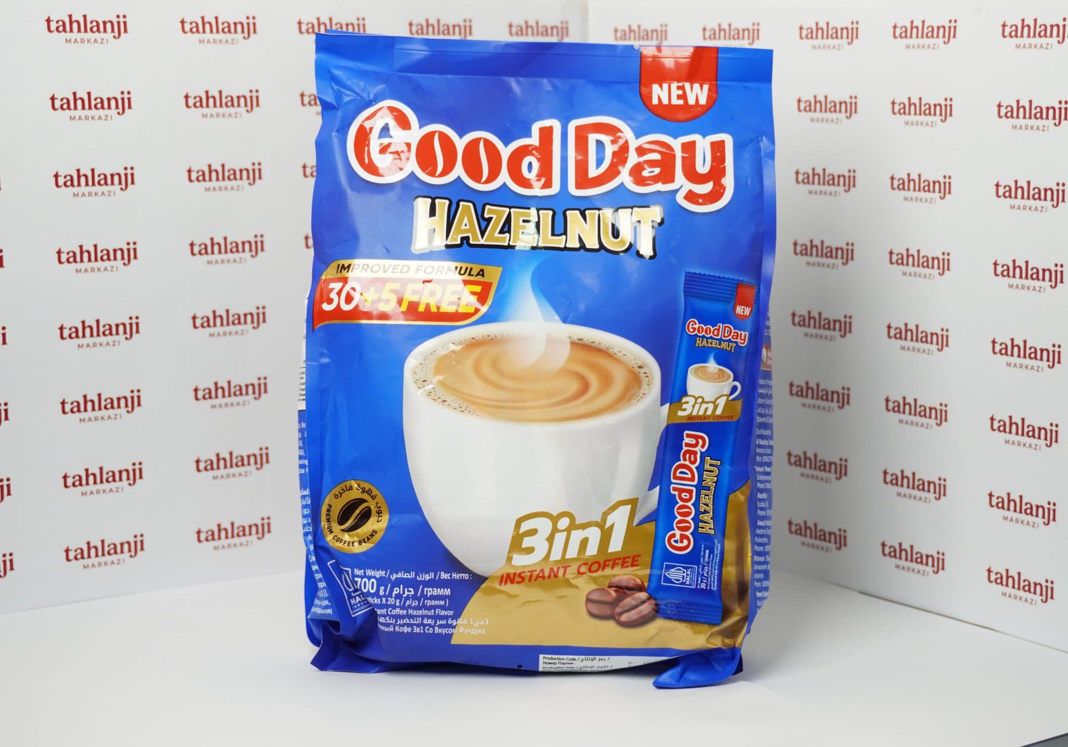 کافی میکس گوددی 3 در 1 فندقی بسته 35 عددی